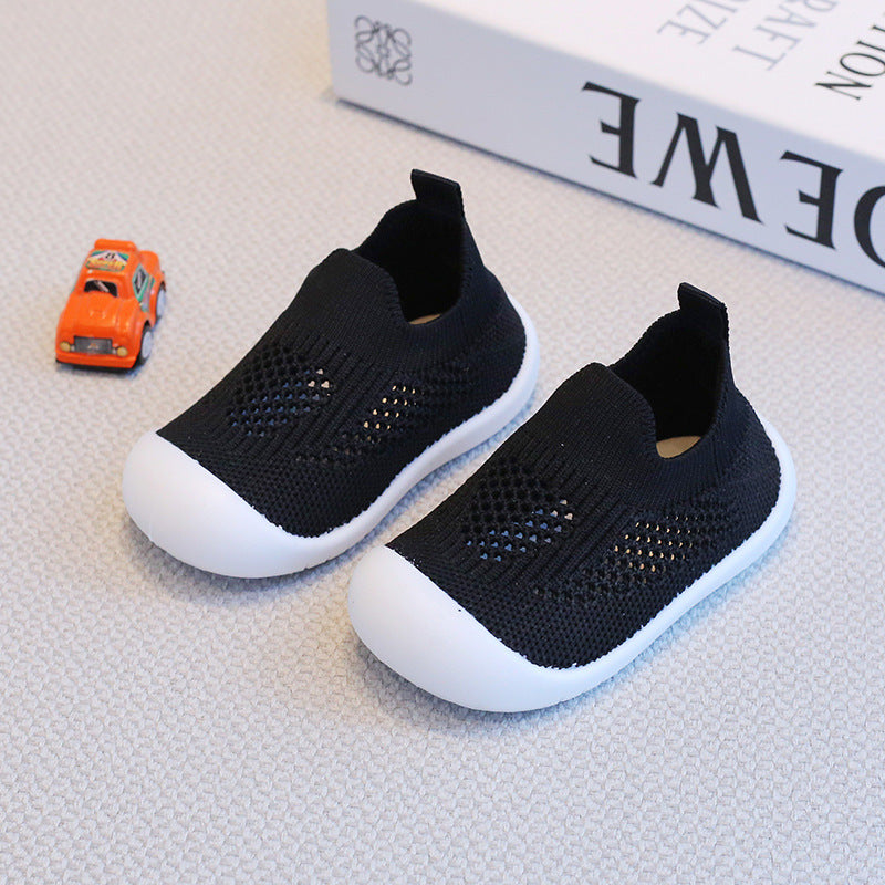 Foreign trade cross-border soft sole baby toddler shoes breathable mesh socks shoes one-step 1-3 years old baby toddler shoes summer