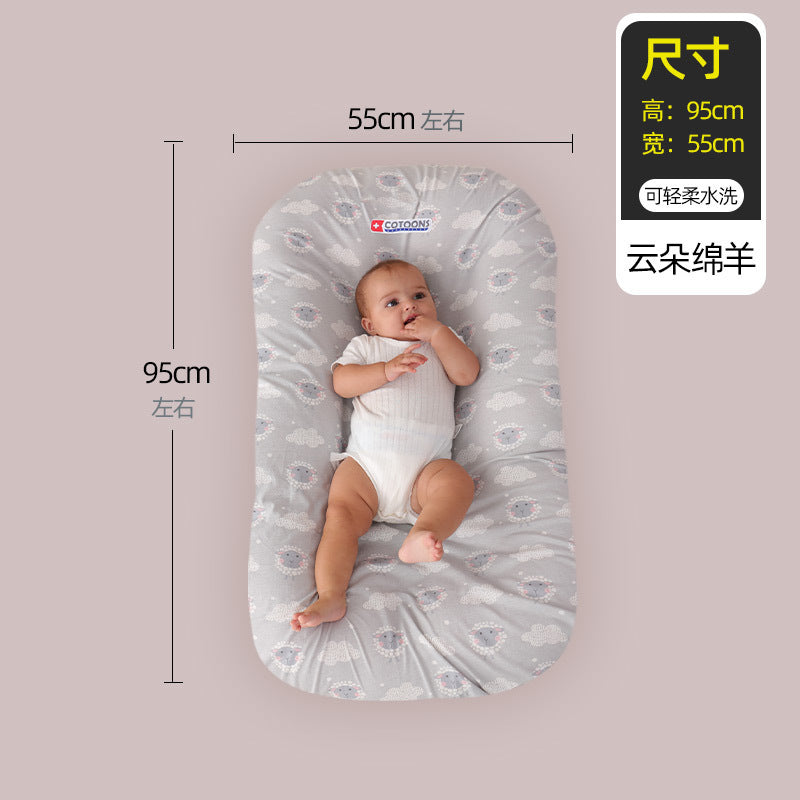 Portable bed-in-bed newborn baby sleep security coaxing artifact soothing anti-shock bionic bed manufacturer