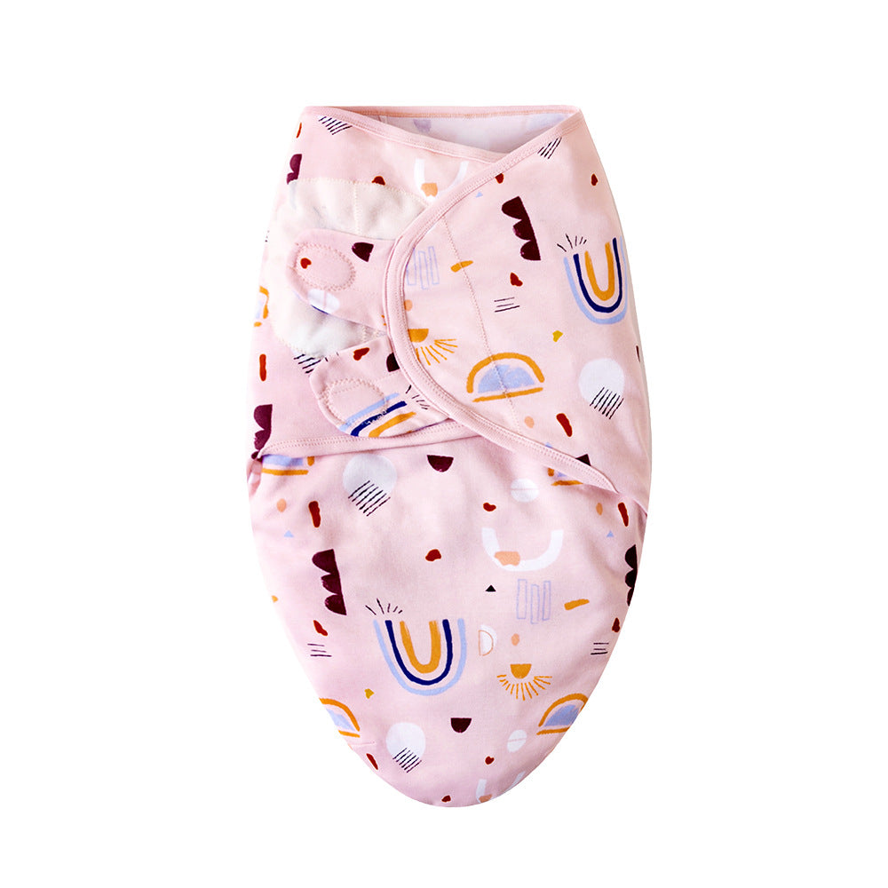 Manufacturers wholesale baby blanket soft baby swaddle baby blanket swaddle sleeping spring and summer bag anti-startle blanket