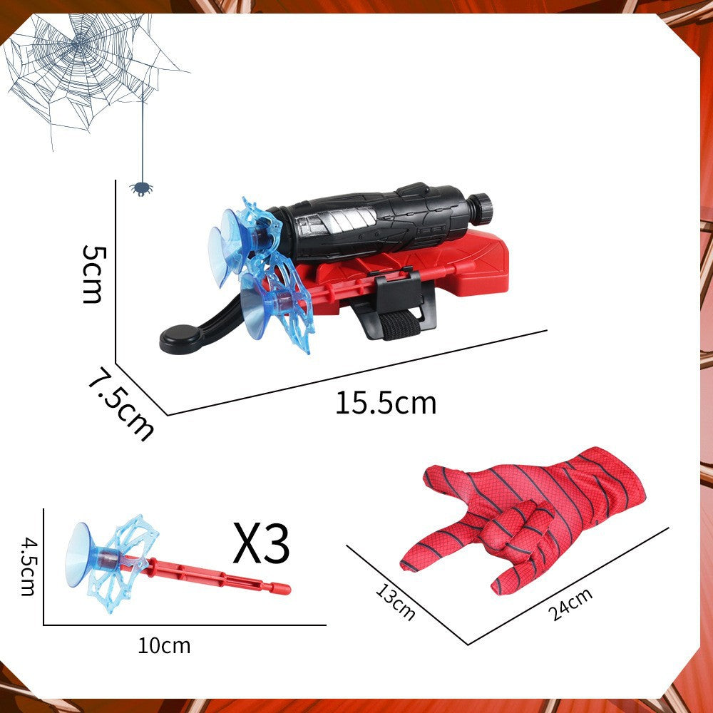 Spider Silk Launcher Spider Silk Launcher Gloves Children's Halloween Toy Spinner Hero Cosplay