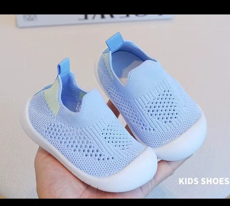 Baby toddler shoes soft bottom non-slip breathable socks shoes indoor and outdoor boys and girls baby spring and summer deodorant floor shoes socks
