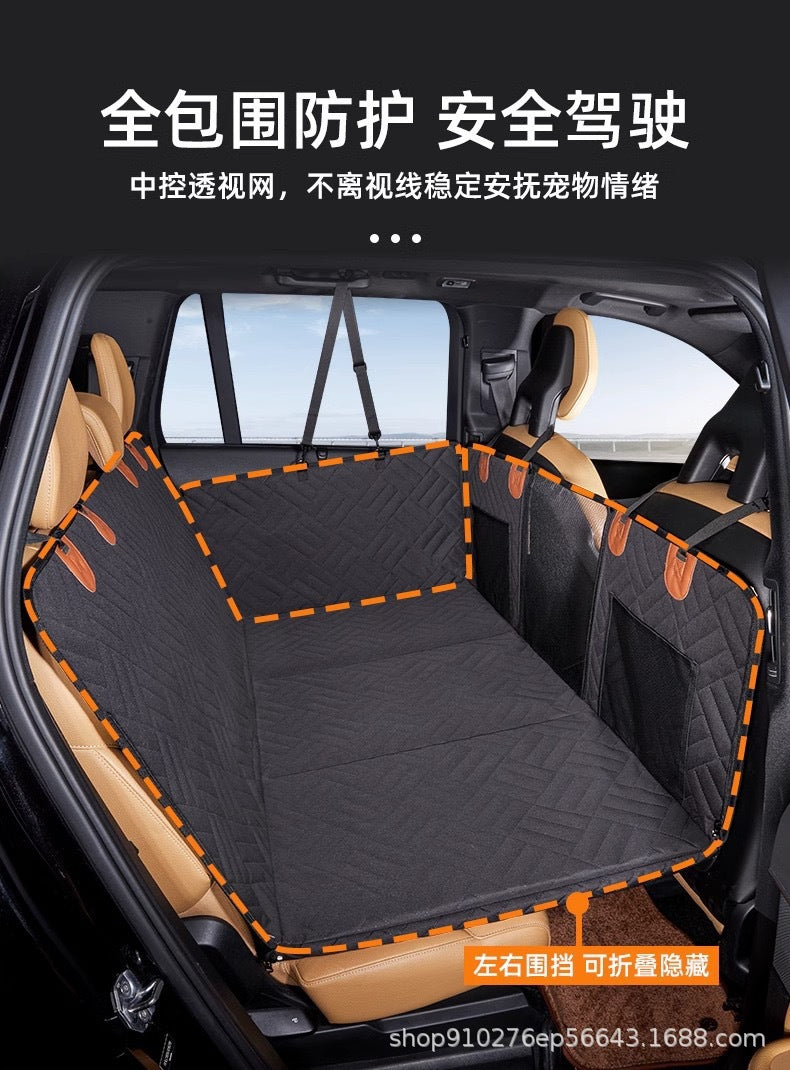 Pet car mat load-bearing car pet mat dog travel hammock rear seat pad hard board car dog kennel