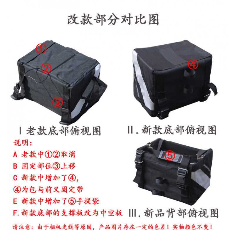 Pet bicycle bag for going out, travel basket, cat and dog backpack, bicycle, poodle, cycling and camping stand