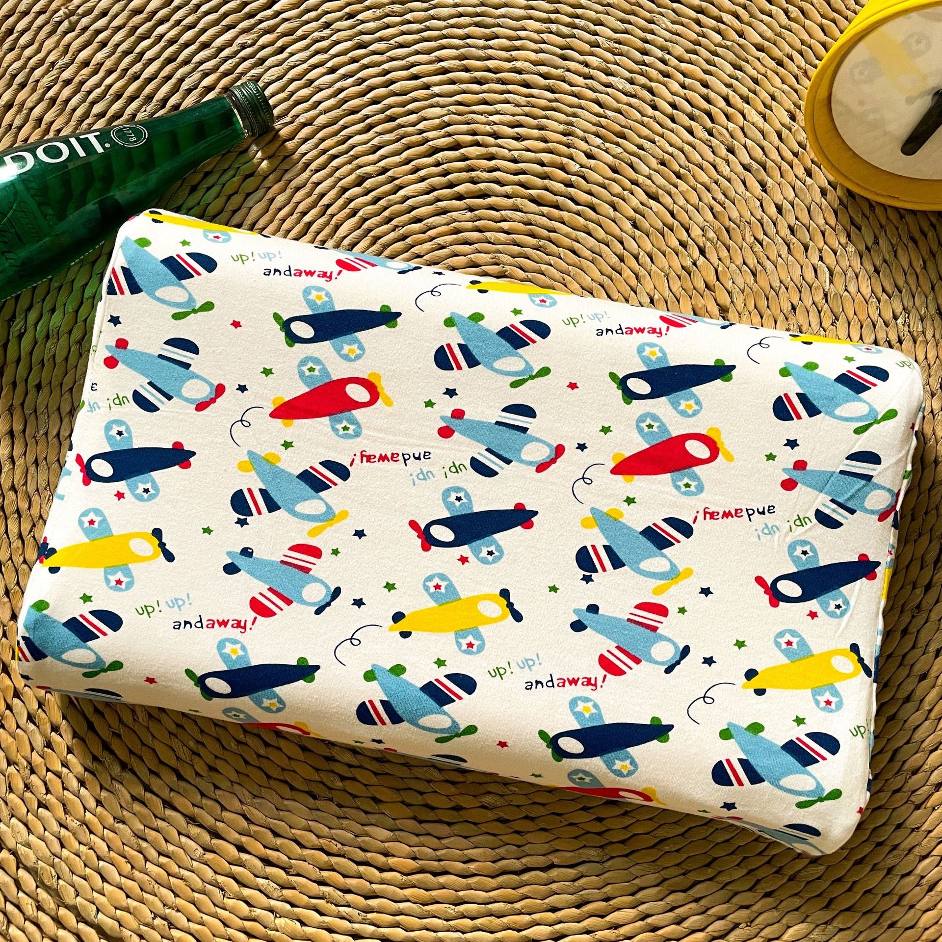 Thai children's natural latex pillow Class A cartoon pure cotton baby pillow core single student dormitory pillow wholesale