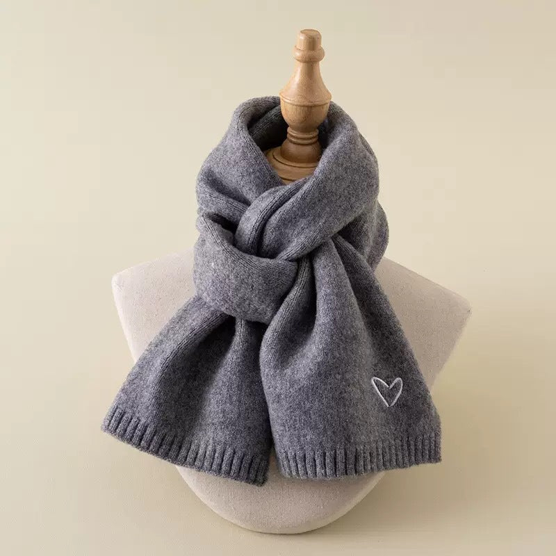 Two-piece children's hat scarf autumn and winter Korean style knitted hat baby warm wool hat boys and girls pullover hat