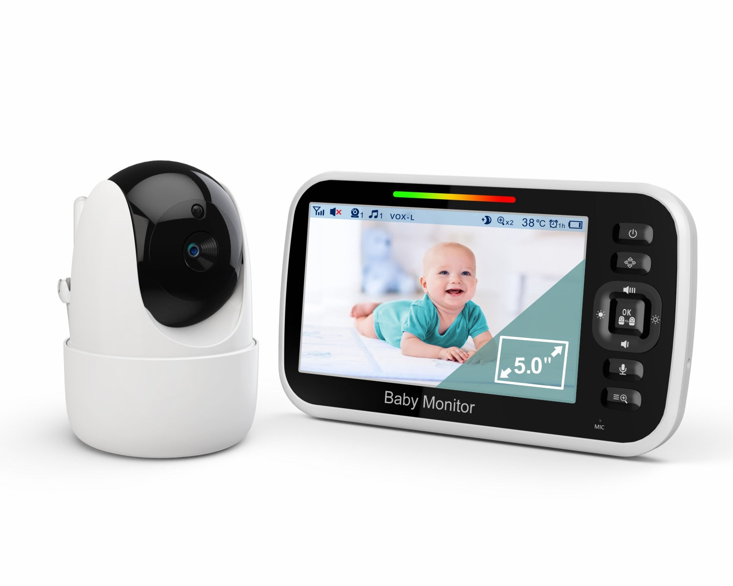 SM650 Baby Monitor Baby Care Wireless Monitor Smart Home HD Night Vision Camera