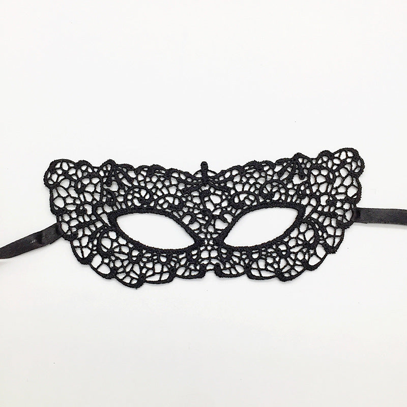 Cross-border exclusive masquerade party lace mask Christmas Halloween fun unshaped eye mask supplies