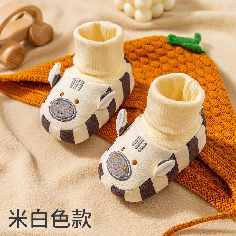 Baby shoes autumn and winter March-June-December boys and girls new style soft soles non-slip front shoes for newborns