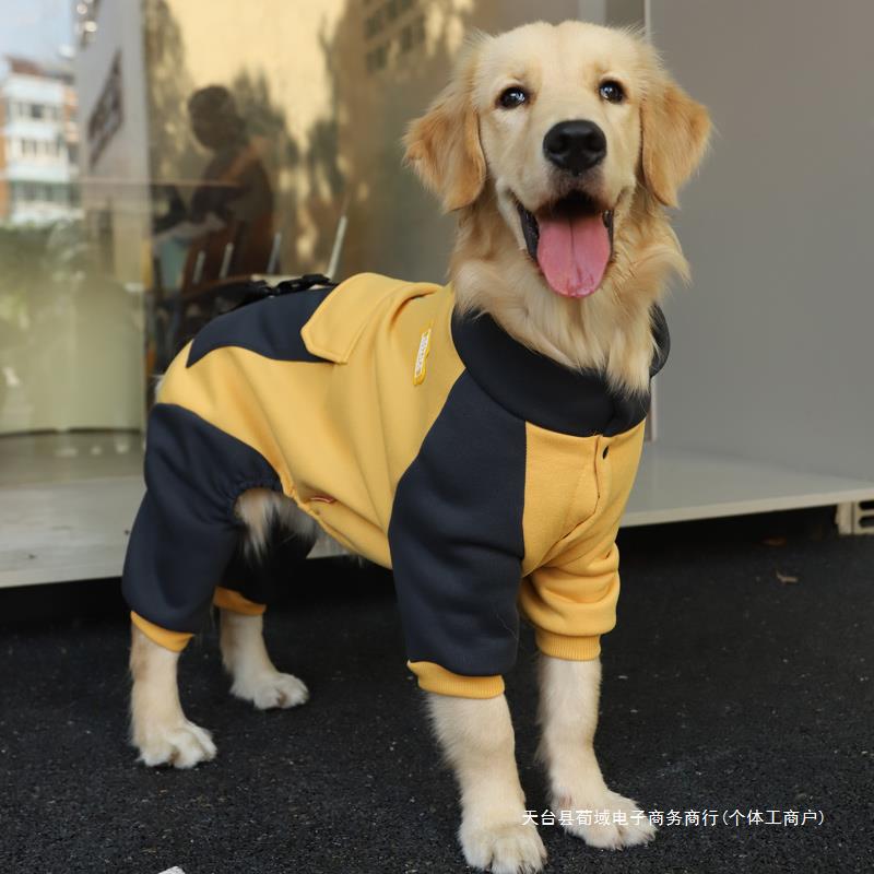 Dog clothes autumn and winter golden retriever medium and large dog pet border collie big dog Labrador giant dog four-legged winter