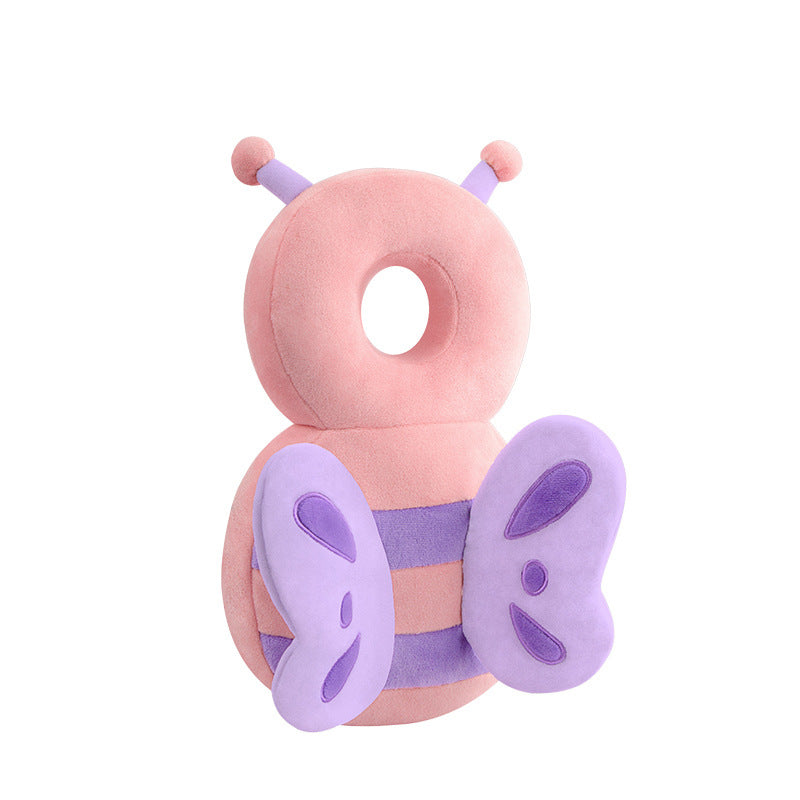 Amazon hot-selling anti-fall pillow baby head pillow butterfly summer animal breathable toddler walking baby head protection