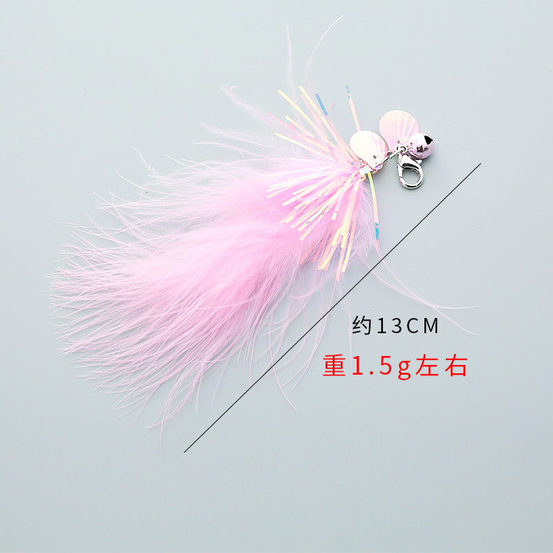 Pet supplies factory wholesale cross-border cat toy stick replacement head DIY large collection interactive self-entertainment cat toy