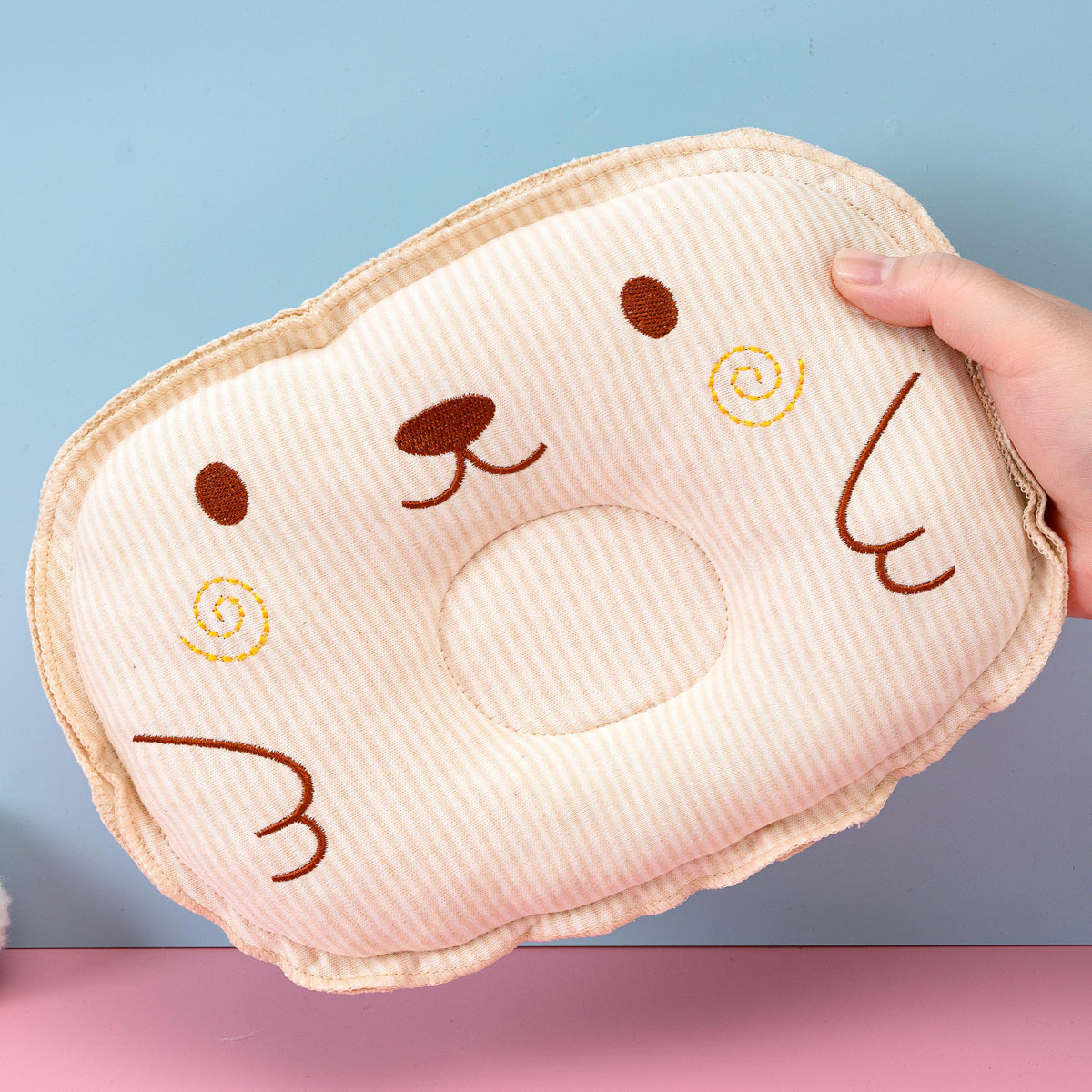 Baby pillow 0-6 months baby special shaping pillow U-shaped breathable round baby pillow newborn children pillow cross-border