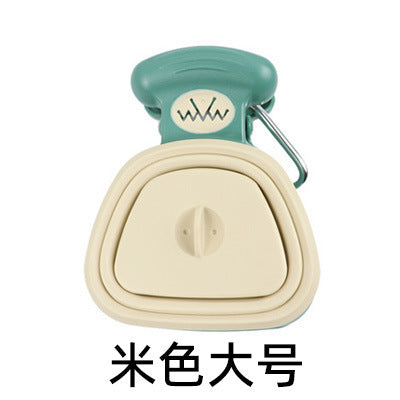 Pet toilet picker out walking dog excrement picker folding portable folder toilet garbage bag shovel feces artifact factory wholesale