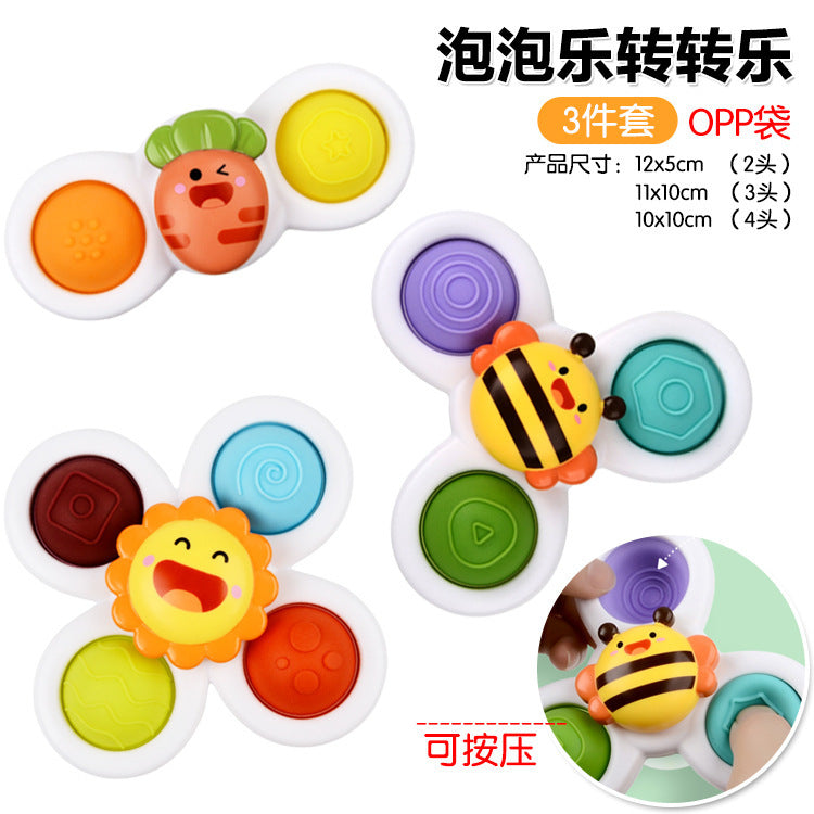 Collection of baby water toys, rotating water spray, sun shower, baby bathroom bath toys, swimming animals