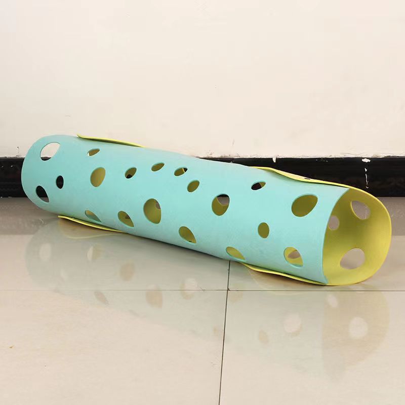Cat toy channel pet cat tunnel rolling ground dragon teasing cat toy cat nest various combination felt cat nest tunnel