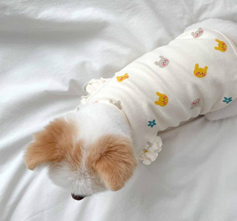 Korean ins cat clothes spring and summer thin anti-hair loss puppet kitten cute pet dog cat clothes