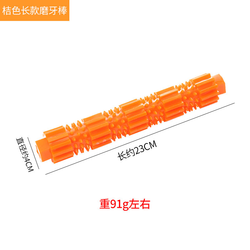 Pet Supplies Dog TPR Bite Stick Leaky Stick Grinding Teeth Cleaning Teeth Bite Interactive Toy Spot Wholesale Cross-border