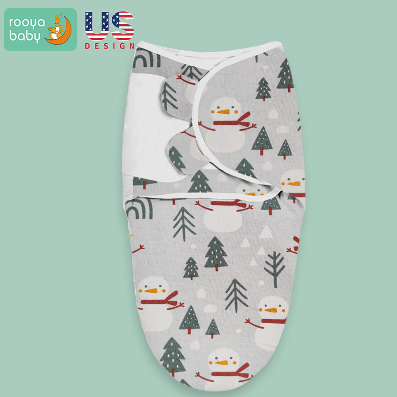 Sleeping bag baby summer pure cotton infant anti-kick is anti-shock baby sleeping bag bag newborn factory spot