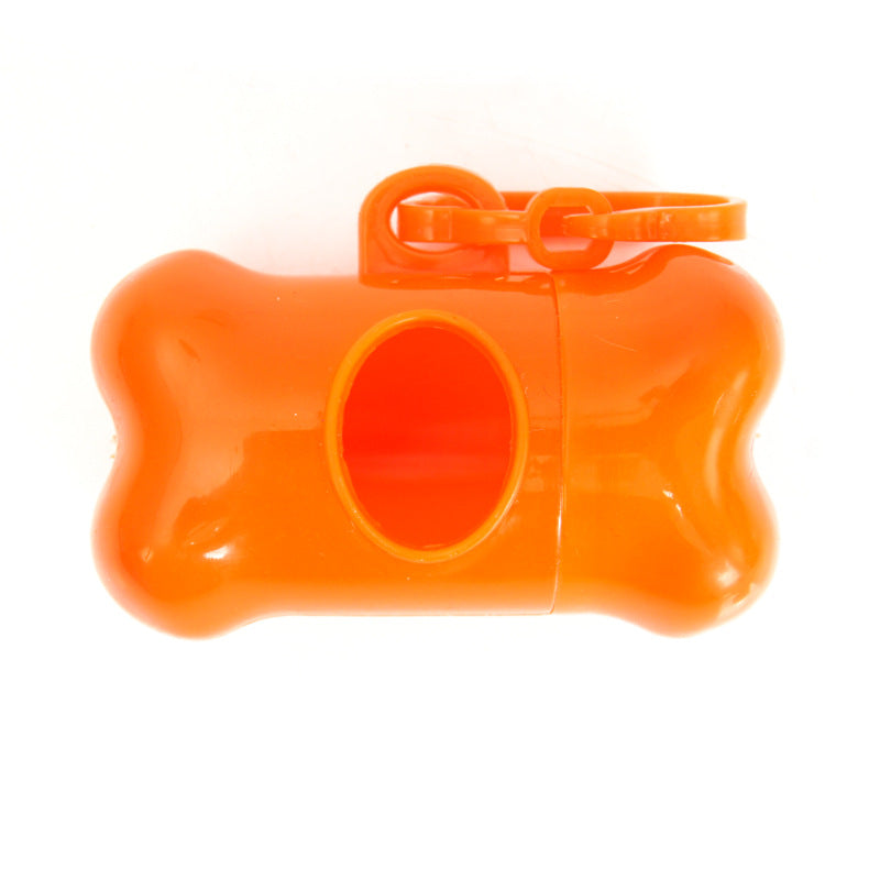 Pet poop bag solid color printed pet garbage bag clean poop bag dog walking portable poop bag