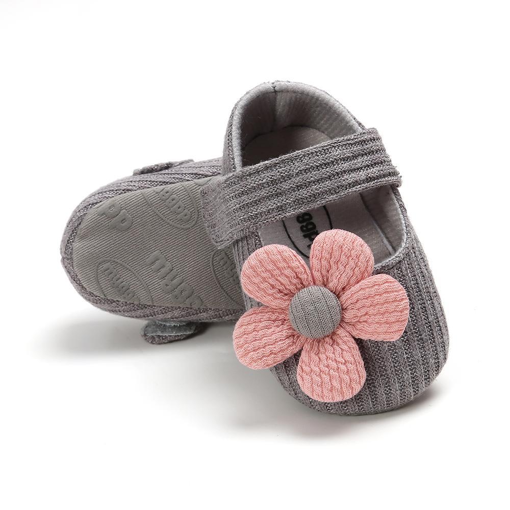 Baby girl baby soft bottom bow cloth shoes spring and autumn style 6-12 months non-slip 0-1 year old little princess