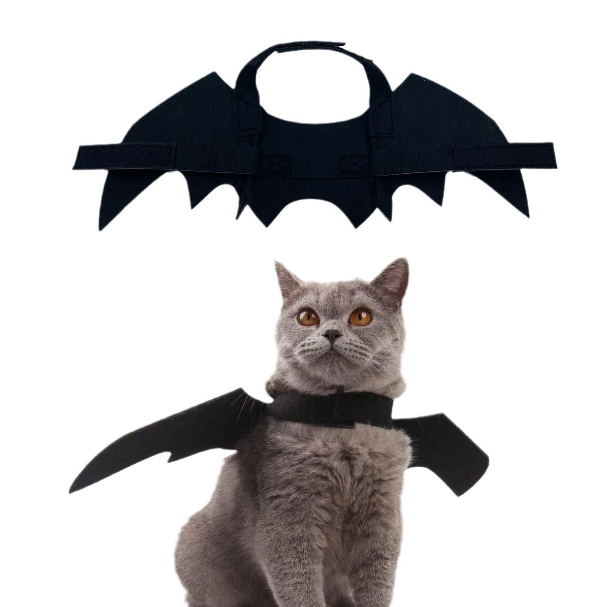 Halloween bat wings pet decorations clothes creative cat and dog small dog costumes felt Halloween wings