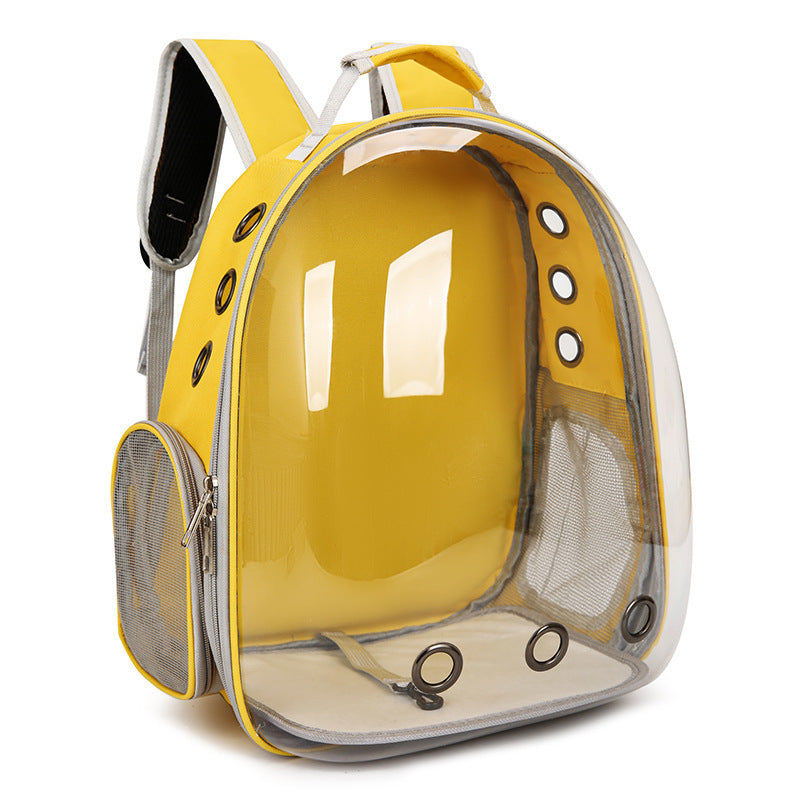 Pet bag transparent portable space capsule large capacity panoramic pet supplies travel outdoor backpack cat bag