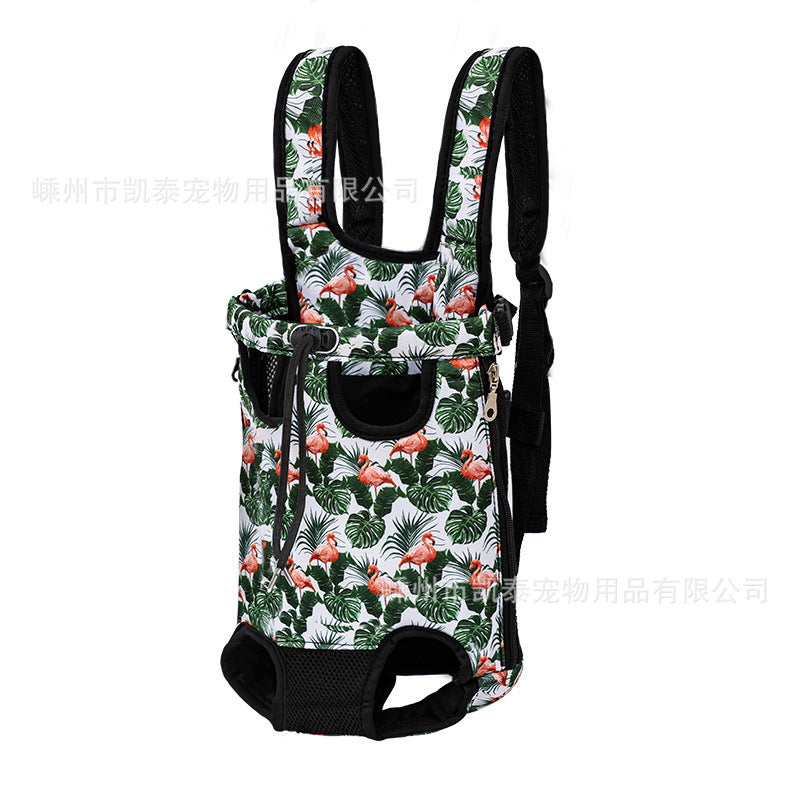 Factory direct sales pet chest bag for going out, comfortable and portable breathable dog bag and cat bag, pet shoulder bag
