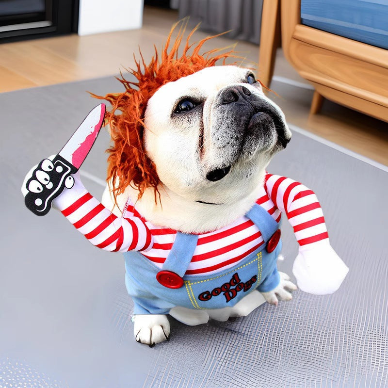 Cross-border pet dog clothes funny clothes big banana pet clothes dress up clothes pet suit dress