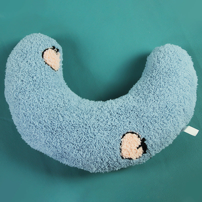 Cat toy pet half-moon pillow cat pillow cervical spine deep sleep U-shaped pillow pet supplies spot wholesale