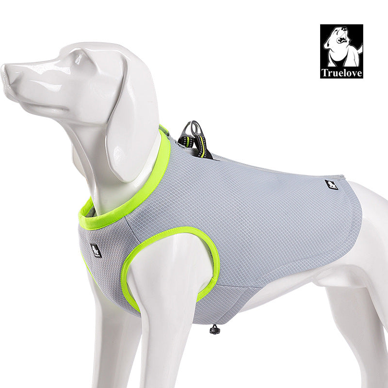 Truelove Winter and Summer Pet Dog Cool Cool Clothes Cooling Warm Mesh Breathable Water Absorbing