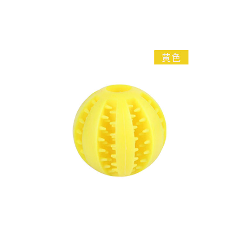 Amazon pet toy ball dog toy rubber chew-resistant teeth cleaning ball dog toy ball wholesale