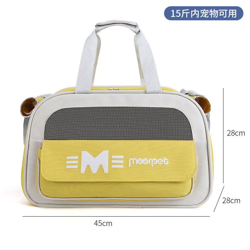 Spot pet bag portable breathable car cat bag hand-held foldable pet box multifunctional dog bag cross-border