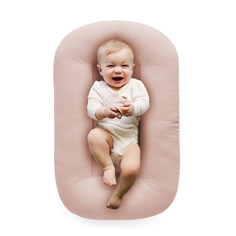 Cross-border pure cotton newborn uterus bionic bed portable detachable and washable folding baby bed factory direct sales