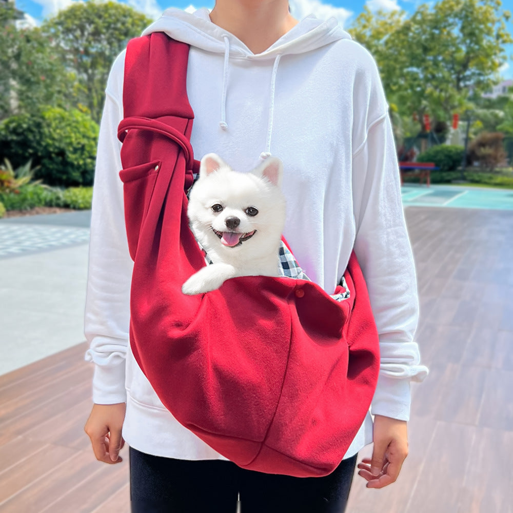 Cross-border cat pet backpack new autumn and winter shoulder bag messenger bag cat bag dog outing bag dog supplies Bichon