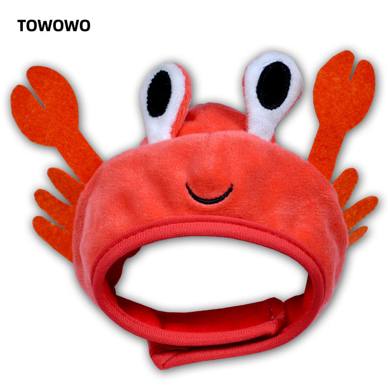 New Year Pet Christmas Hat Cat Cute Pet Head Clothing Supplies Transformed into Panda Small Dog and Cat Toy Headgear