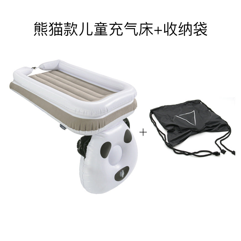 Manufacturers in stock children's car inflatable bed high-speed rail airplane car travel mattress baby mattress folding air bed