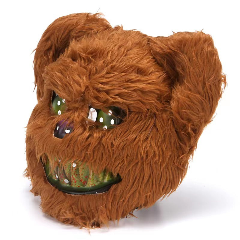 Factory Hot Sale Plush Internet Celebrity Bear Mask Cute Rabbit Animal Plush Mask Halloween Party Dance