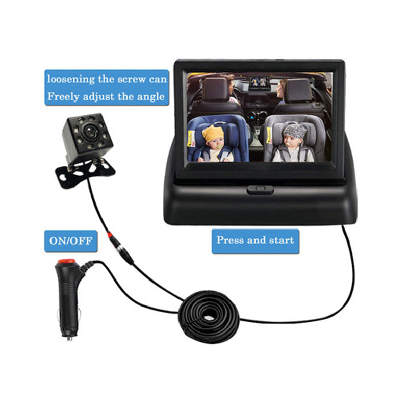 New hot-selling car baby monitor HD night vision camera FOR Baby Car Mirror