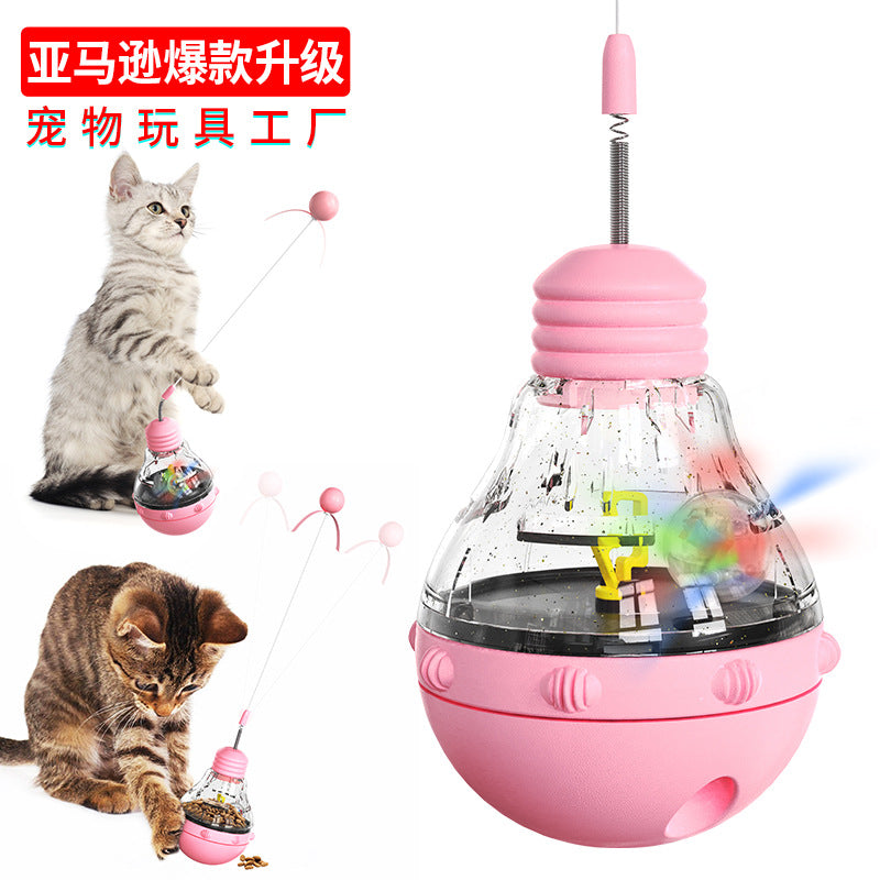 Cross-border hot-selling pet food leaking bear dog toy puzzle slow food rolling dog toy slow feeder dispenser