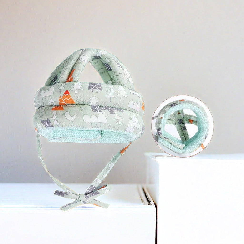 Baby learning to walk head protection anti-fall hat baby learning to walk head protection pad children's anti-collision pillow artifact summer breathable