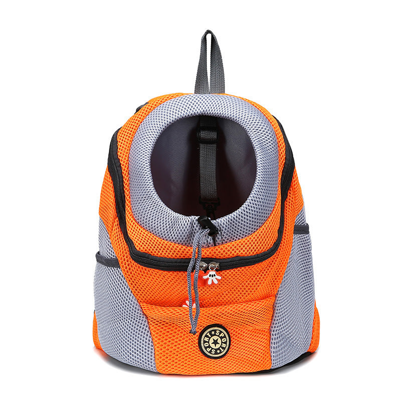Pet Backpack Portable Travel Bag Cat Chest Folding Bag Cross-border Pet Dog Outing Supplies Backpack