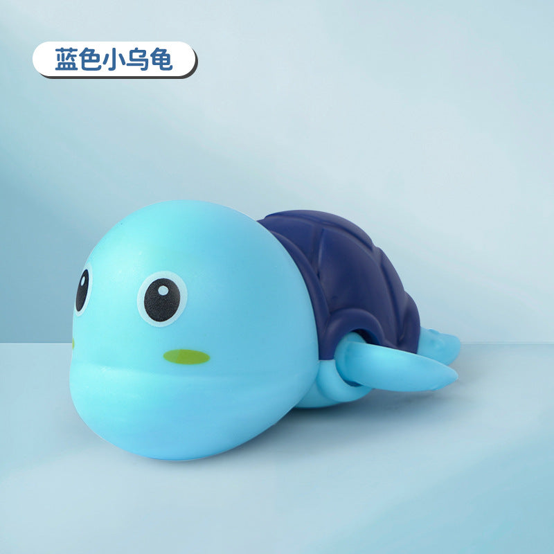 Douyin same baby water bath toys playing water turtle dolphin swimming little yellow duck summer bathroom children