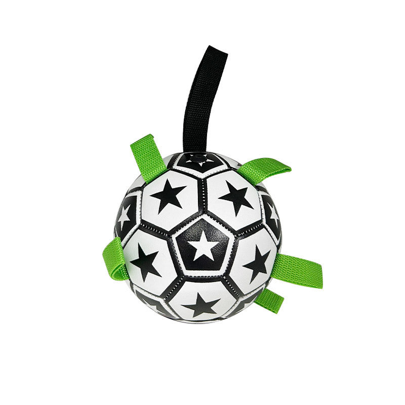 Dog toy football pet toy ball small and medium-sized dogs relieve boredom bite-resistant small football interactive artifact pet ball