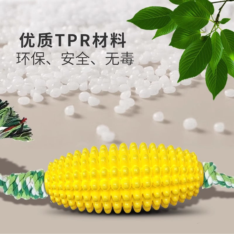 New Amazon Dog Toy Corn Teeth Cleaning Teeth Stick Bite Resistant Pet Toothbrush Dog Toothbrush Wholesale