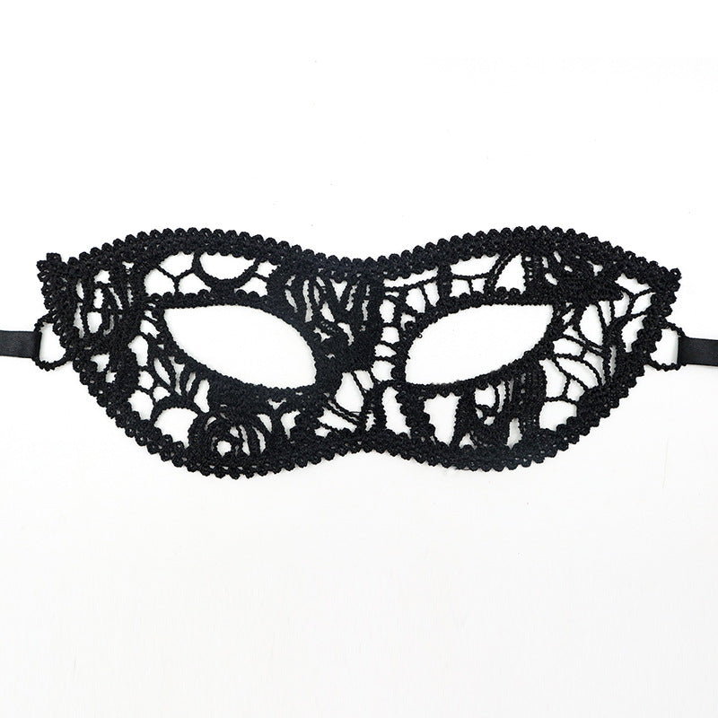 Cross-border exclusive masquerade party lace mask Christmas Halloween fun unshaped eye mask supplies