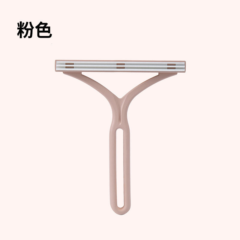 Clothes Scraper Manual Coat Hair Ball Remover Household Pet Hair Shaving Brush Double-sided Sweater Hair Remover