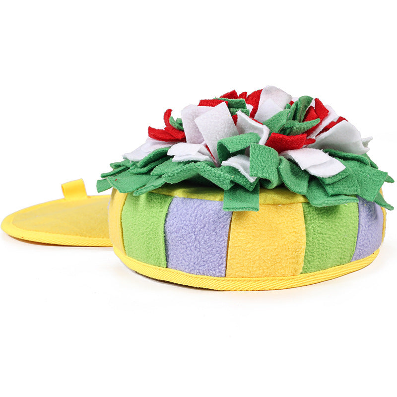 Cross-border pet big dog mat new anti-dirty mat dog toy educational food hiding Beibei game interactive training Amazon