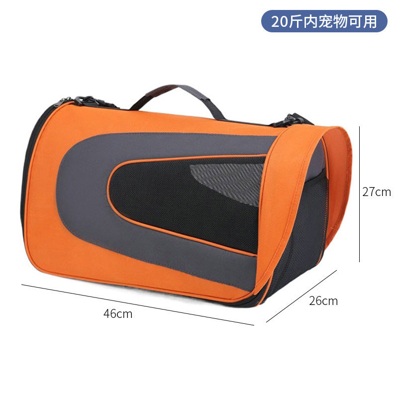 Wholesale cat bag convenient pet folding pet bag cat breathable space capsule single shoulder portable dog backpack