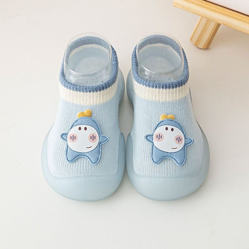 Baby learning shoes non-slip soft sole baby shoes breathable mesh socks shoes one-step boys and girls shoes spring and summer 1 year old