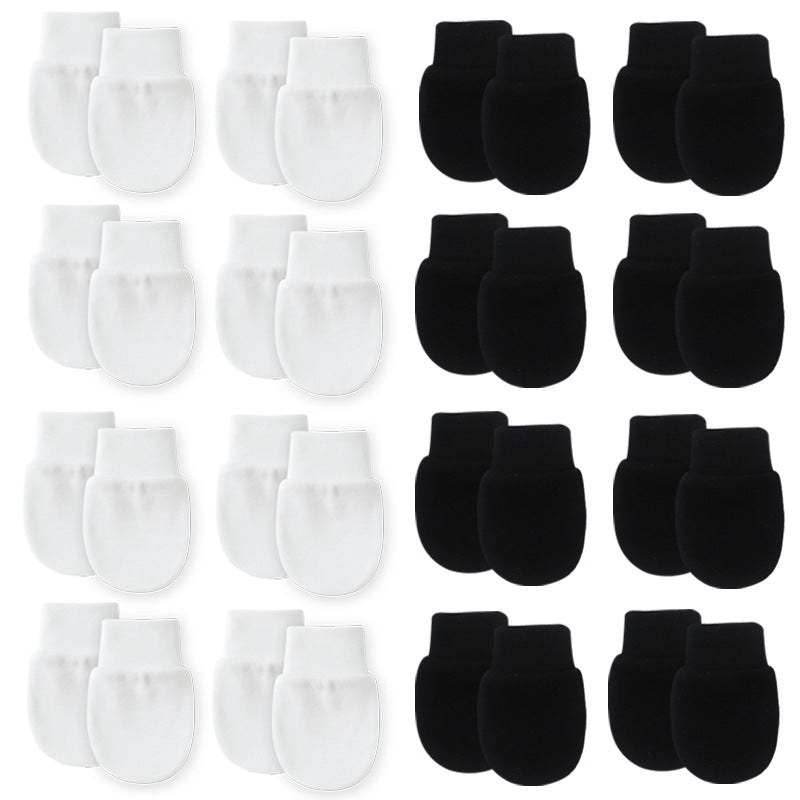 2023 Spring, Summer and Autumn Thin Newborn Anti-scratch Gloves Baby Anti-scratch Face Comfortable Breathable Newborn Baby Protective Gloves